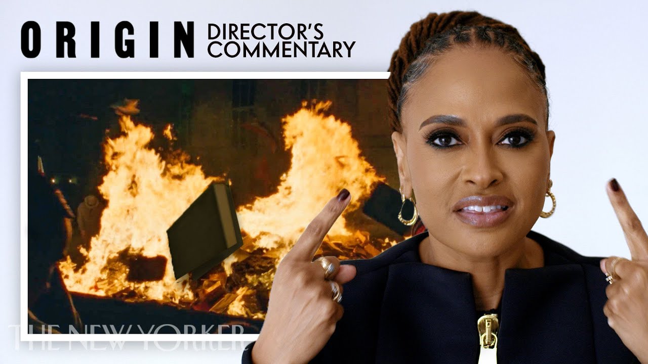 Wideo do filmu Origin — How Ava DuVernay Recreated A Historic Book Burning Scene In “Origin” | The New Yorker