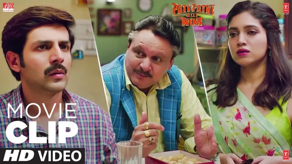 Wideo do filmu पति पत्नी और वो — Kya Sense Of Humour Hai | Comedy Scene | Kartik Aaryan | Bhumi Pednekar | Pati Patni Aur Woh