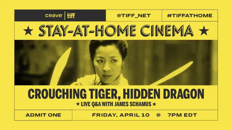 Wideo do filmu Przyczajony Tygrys, Ukryty Smok — Q&A with James Schamus | TIFF Stay-at-Home Cinema | TIFF 2020