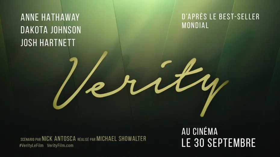Wideo do filmu Verity — VERITY - Bande-annonce teaser officielle VOSTFR