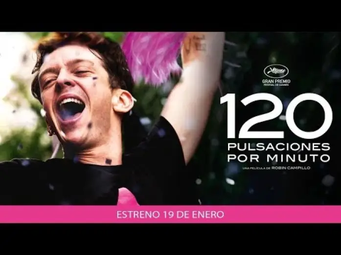 Wideo do filmu 120 uderzeń serca — 120 PULSACIONES POR MINUTO - tráiler español VE