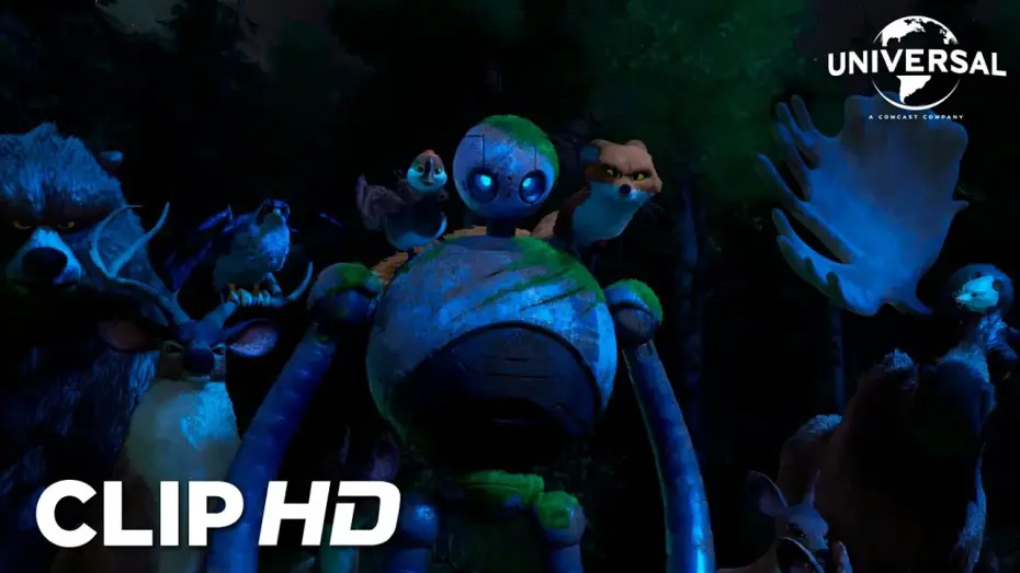 Wideo do filmu Dziki robot — Clip - Rodeados en el bosque