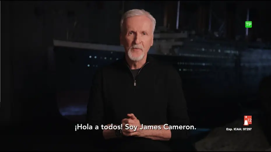 Wideo do filmu Titanic — Saludo de James Cameron [VOSE]