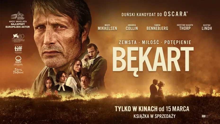 Wideo do filmu Bękart — Mads Mikkelsen w filmie o zemście, miłości i potępieniu. "Bękart" wkrótce w kinach.
