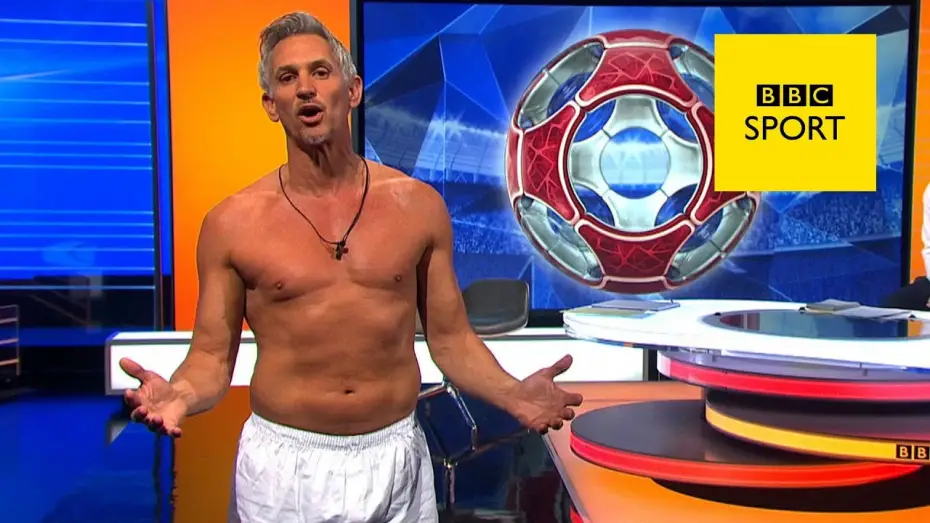 Видео к сериалу Mecz dnia — Gary Lineker presents Match of the Day in his pants - BBC Sport