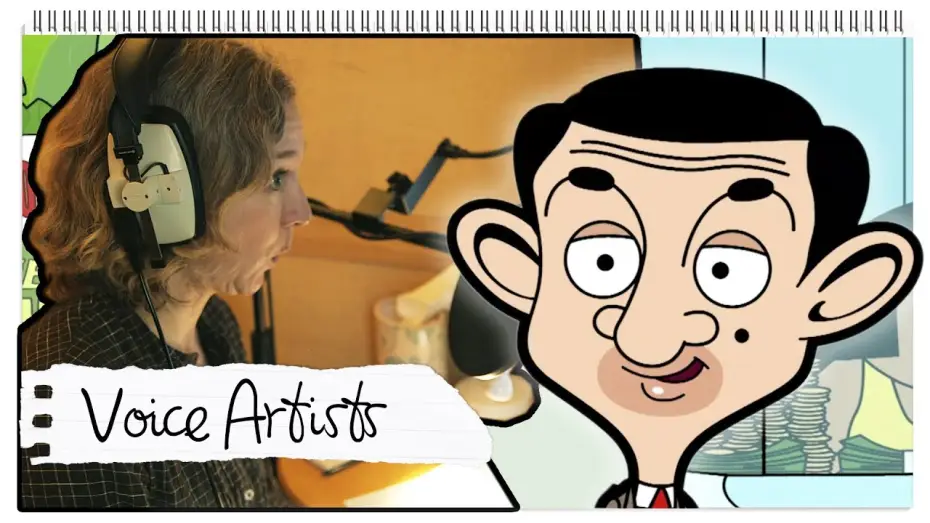 Wideo do serialu Jaś Fasola: Serial animowany — The Voice Artists: The Animated Series | Behind The Scenes | Mr. Bean Official