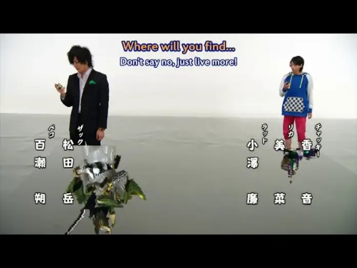 Wideo do serialu 仮面ライダー — Opening | Just Live More - Gaim no Kaze (Shonan no Kaze) [Subtitled]