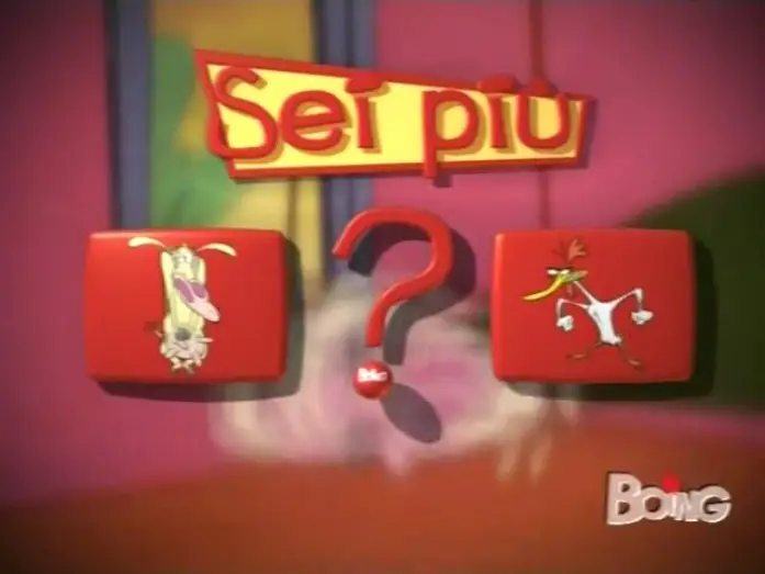 Видео к сериалу Krowa i Kurczak — Boing Italy: Cow and Chicken "Sei piú pollo o mucca?" promo