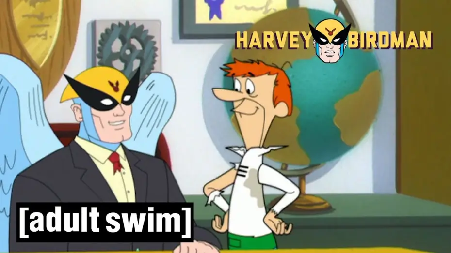 Видео к сериалу Harvey Birdman, Attorney at Law — Harvey Meets the Jetsons | Harvey Birdman, Attorney at Law | Adult Swim