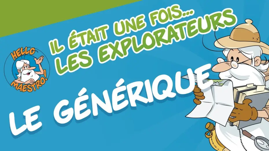 Wideo do serialu Byli sobie podróżnicy — Il était une fois... Les Explorateurs - Le Générique