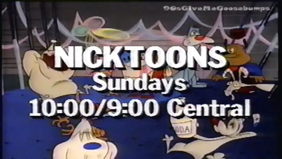 Видео к сериалу The Ren & Stimpy Show — Nicktoons | Premiere Commercial (1991)