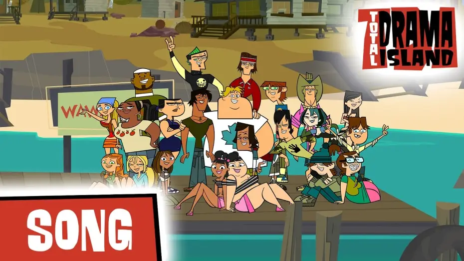 Wideo do serialu Wyspa Totalnej Porażki — TOTAL DRAMA ISLAND: 🎶 Opening Theme Song 🎶 (S1)