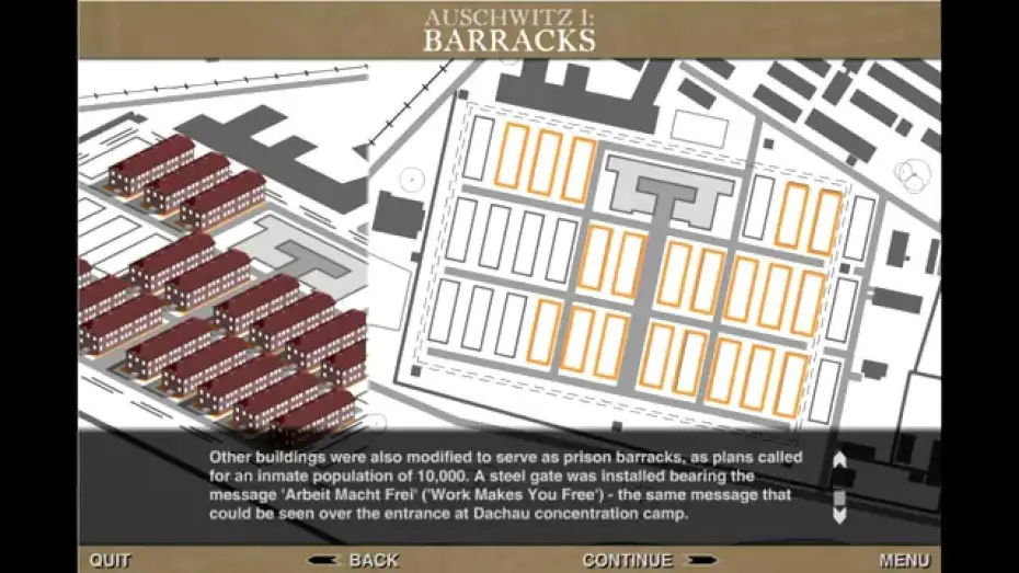 Wideo do serialu Auschwitz. Naziści i "Ostateczne rozwiązanie" — BBC Auschwitz- The Nazis and Final solution map. Extract of Auschwitz camps(I , II and III)