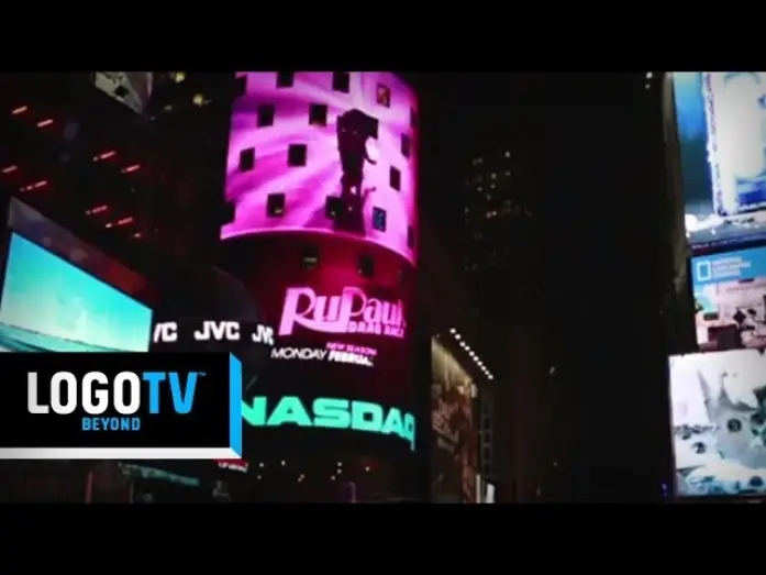 Видео к сериалу RuPaul's Drag Race — RuPaul's Drag Race Season 6 Billboards In Times Square - LogoTV
