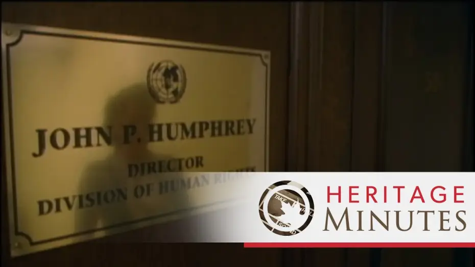 Wideo do serialu Heritage Minutes — Heritage Minutes: John Humphrey
