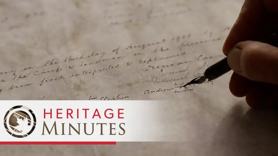 Wideo do serialu Heritage Minutes — Heritage Minutes: Naskumituwin (Treaty)