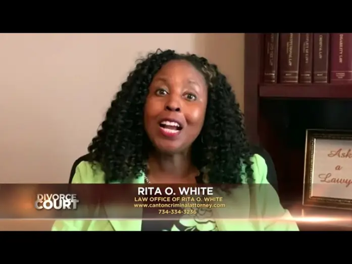 Wideo do serialu Sąd rozwodowy — ASK A LAWYER: Rita O. White "Infidelity & Financial Dependance"