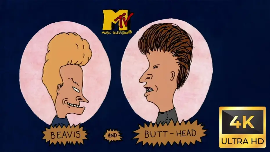 Wideo do serialu Beavis i Butt-head — Beavis and Butt Head (1993) Intro 4k Remaster