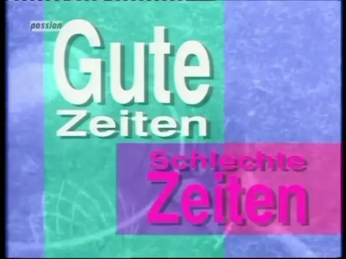 Видео к сериалу Gute Zeiten, schlechte Zeiten — GZSZ Logo 1992