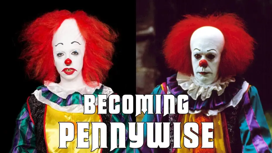 Видео к сериалу To — Becoming Pennywise, Stephen King’s killer clown