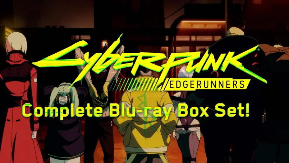 Wideo do serialu Cyberpunk: Edgerunners — Complete Blu-ray Box Set - RELEASES OCTOBER 28