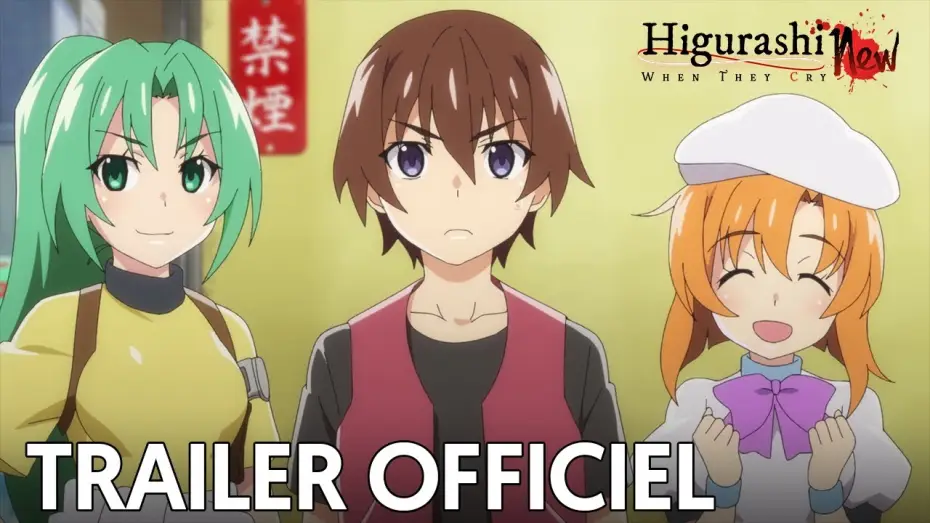 Видео к сериалу When They Cry — Higurashi : When They Cry - New - Bande Annonce [VOST]
