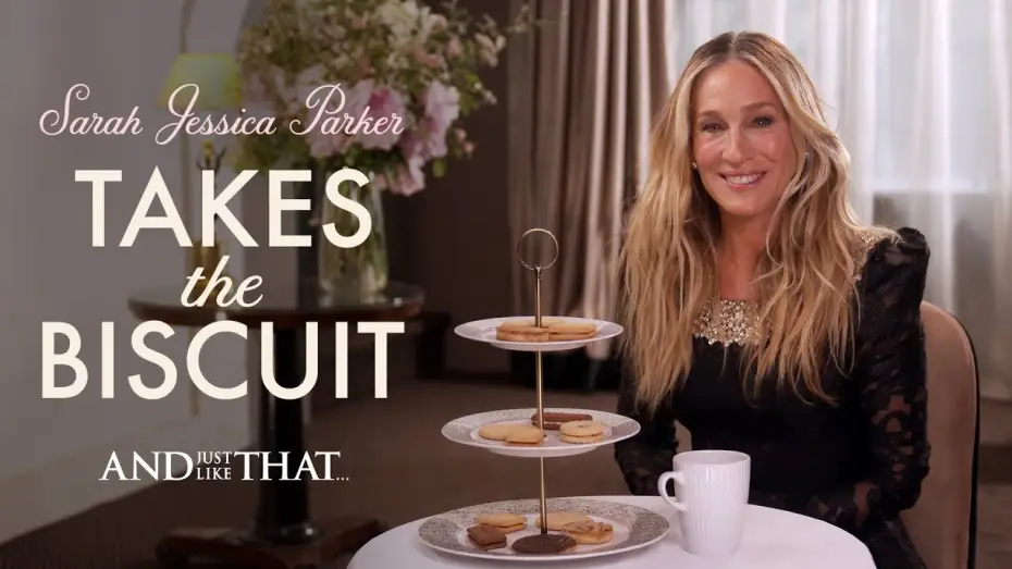 Wideo do serialu I tak po prostu... — Sarah Jessica Parker Takes The Biscuit