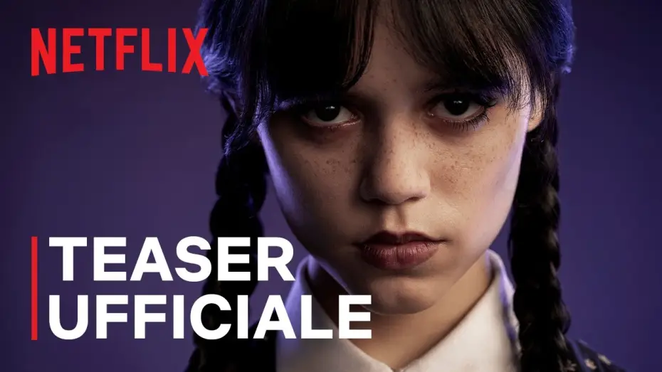 Видео к сериалу Wednesday — Arriva Mercoledì Addams | Netflix Italia