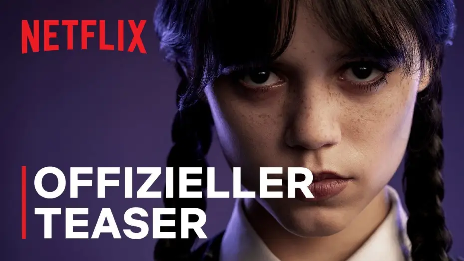 Видео к сериалу Wednesday — Offizieller Teaser: Ans Licht gebracht: Wednesday Addams