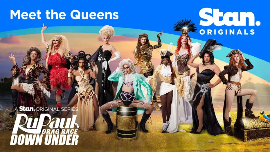 Wideo do serialu Drag Race Down Under — Meet the Queens | RuPaul's Drag Race Down Under S3 | A Stan Original Series.