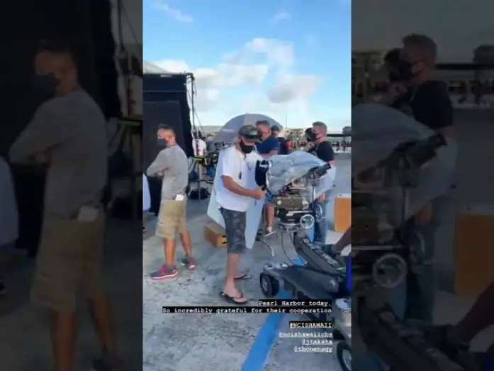 Wideo do serialu Agenci NCIS: Hawaje — A lil bts of filming at #PearlHarbor #NCISHawaii #NCIS #Shorts
