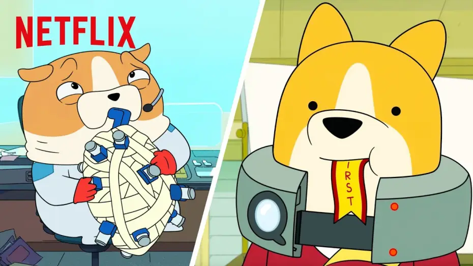 Wideo do serialu Psy w kosmosie — Top Hilarious Dogs in Space Moments Mashup | Netflix Futures