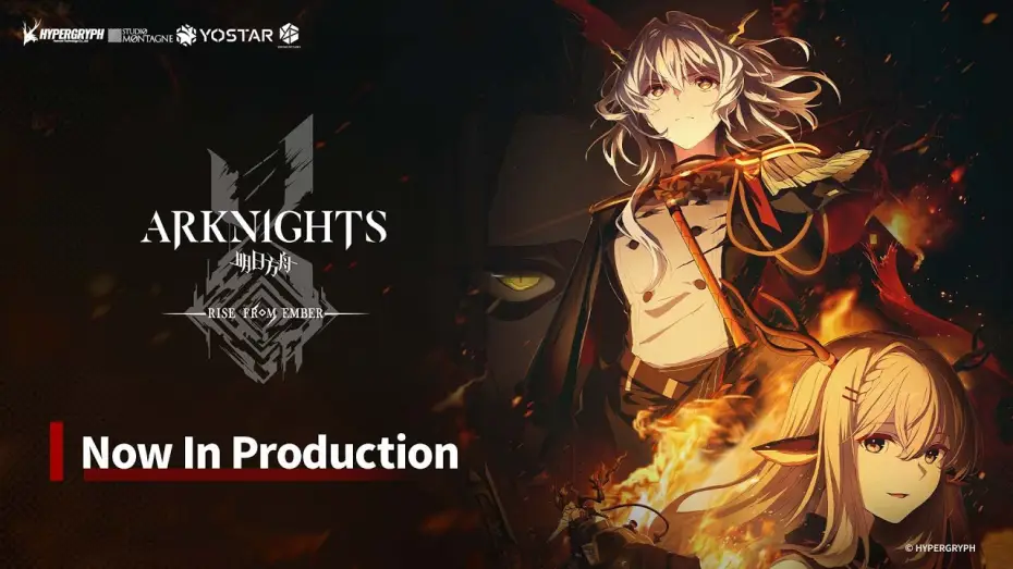 Wideo do serialu ArkNights — “Now in Production” Rise from Ember Teaser Trailer [Subtitled]