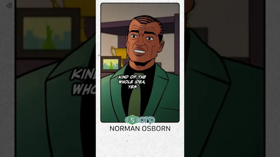 Wideo do serialu Spider-Man: przyjazny pająk z sąsiedztwa — Meet Norman Osborn.