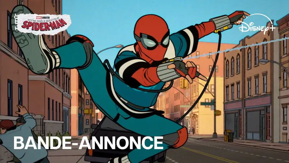 Wideo do serialu Spider-Man: przyjazny pająk z sąsiedztwa — Votre fidèle serviteur Spider-Man - Bande-annonce officielle (VOST) | Disney+