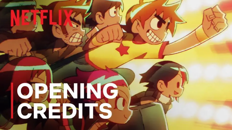 Видео к сериалу Scott Pilgrim zaskakuje — Opening Credits