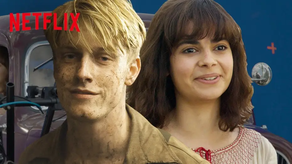 Wideo do serialu Światło, którego nie widać — On Set With Aria Mia Loberti & Louis Hofmann