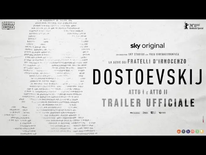 Wideo do serialu Dostojewski — DOSTOEVSKIJ - Trailer ufficiale | DALL'11 AL 17 LUGLIO #soloalcinema