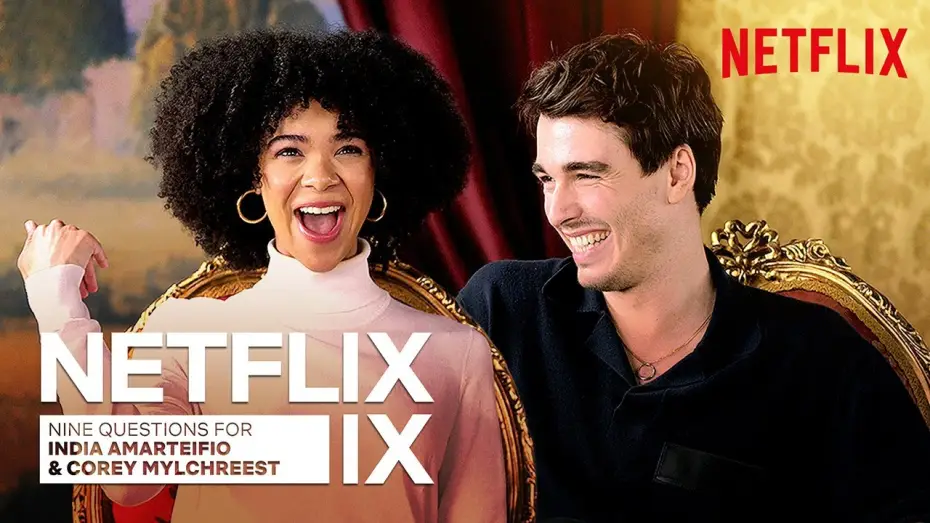 Видео к сериалу Królowa Charlotta: Opowieść ze świata Bridgertonów — The India Amarteifio and Corey Mylchreest Queen Charlotte Interview | Netflix IX