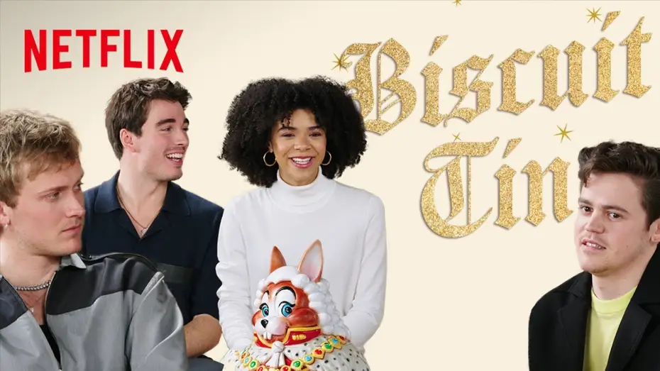 Видео к сериалу Królowa Charlotta: Opowieść ze świata Bridgertonów — The Queen Charlotte: A Bridgerton Story Cast Answer Questions from a Nosy Biscuit Tin | Netflix