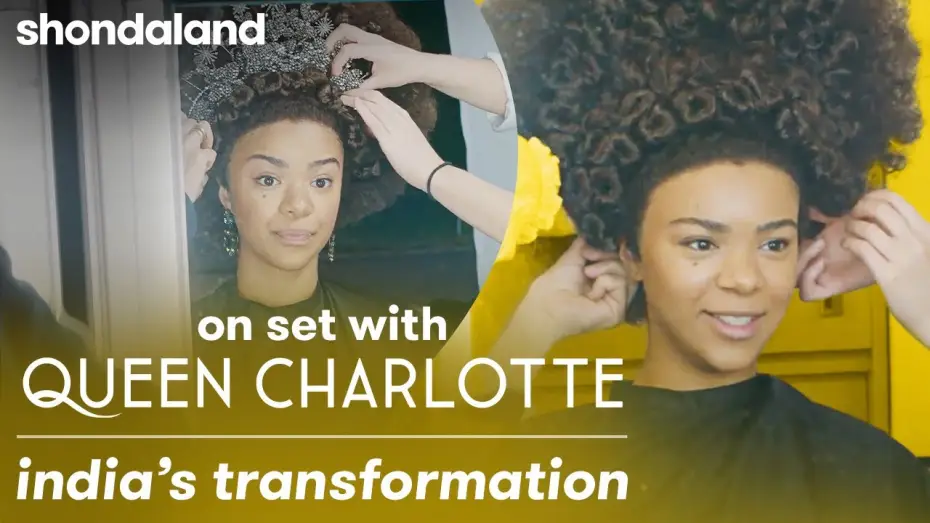 Видео к сериалу Królowa Charlotta: Opowieść ze świata Bridgertonów — On Set With Queen Charlotte: India Amarteifio’s Transformation | Shondaland