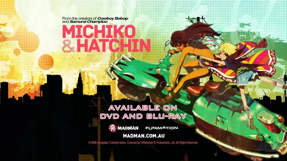 Видео к сериалу Michiko to Hatchin — Official Trailer