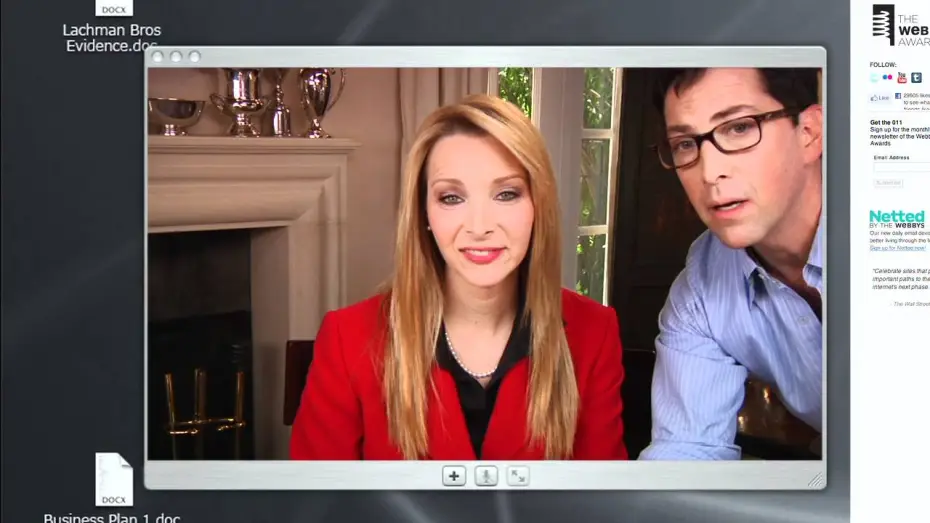 Wideo do serialu Web Therapy — Web Therapy's Dr. Fiona Wallice Discovers The Webby Awards