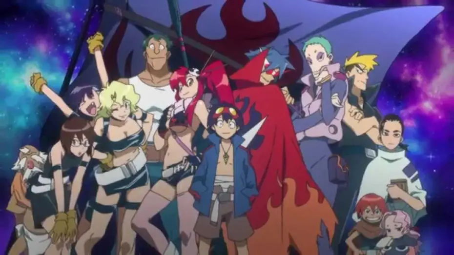 Wideo do serialu Tengen Toppa Gurren Lagann — Opening | Sky Blue Days - Shoko Nakagawa [Creditless]