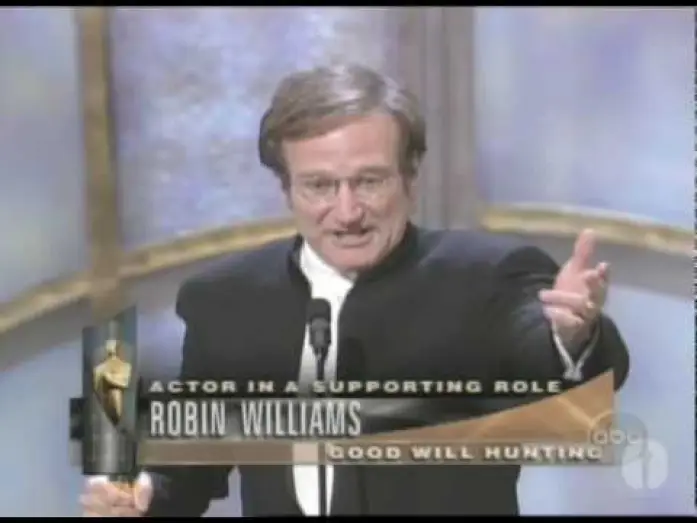 Видео к сериалу Oscary — Robin Williams Wins Supporting Actor: 1998 Oscars