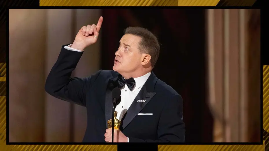 Видео к сериалу Oscary — Brendan Fraser Wins Best Actor in a Leading Role for 'The Whale' | 95th Oscars (2023)