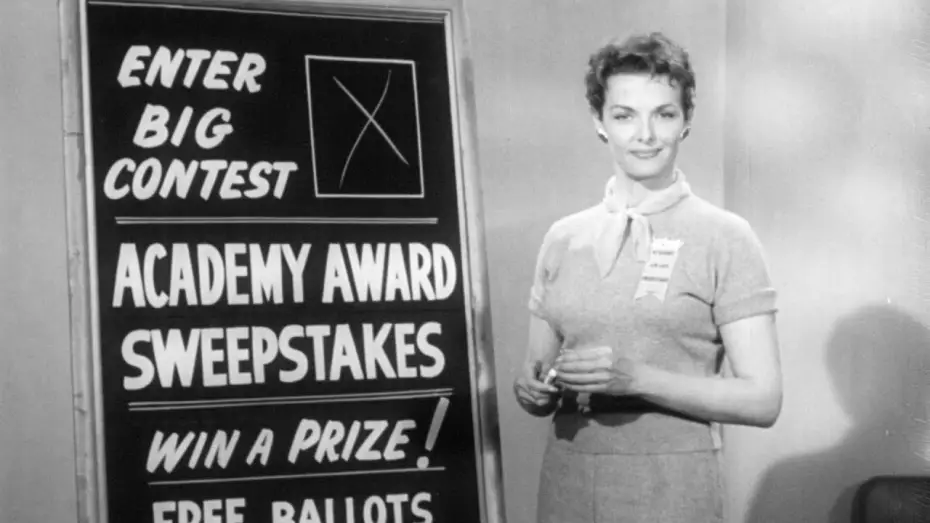 Видео к сериалу Oscary — Academy Awards Sweepstakes snipe featuring Jane Russell (1957) [FTD-0621]