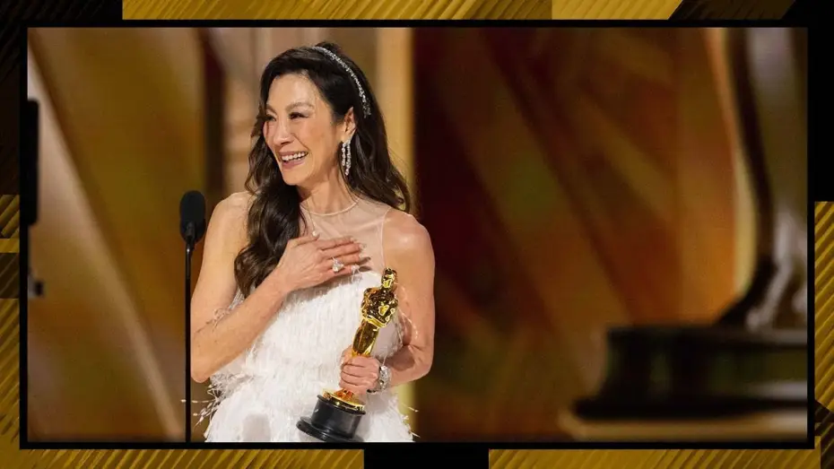 Видео к сериалу Oscary — Michelle Yeoh Wins Best Actress for 'Everything Everywhere All at Once' | 95th Oscars (2023)