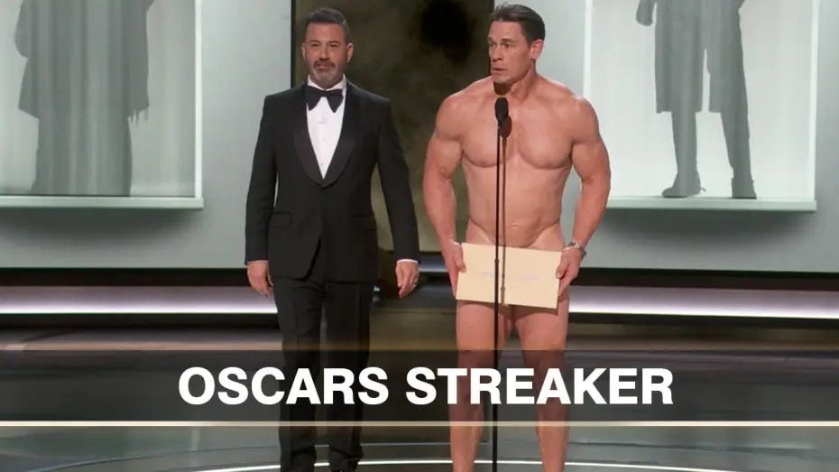 Видео к сериалу Oscary — John Cena (Sort Of) Streaks at the Oscars