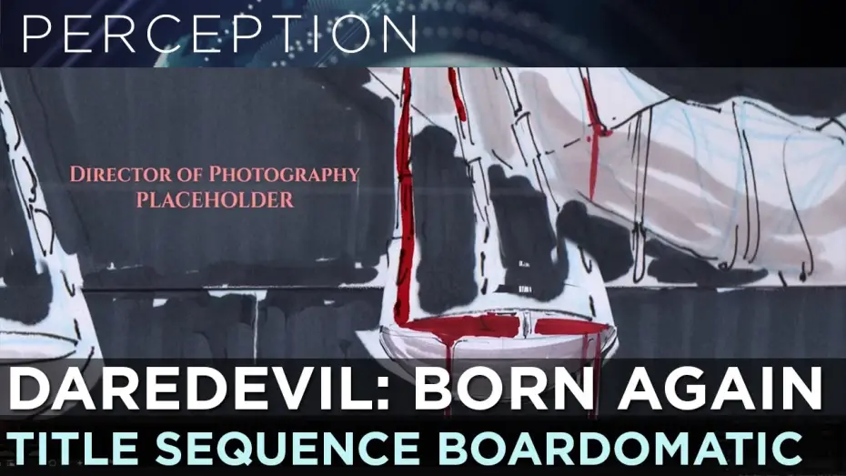 Wideo do serialu Daredevil: Odrodzenie — Title Sequence Boardomatic